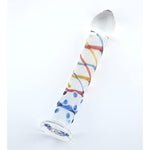 Glass Dildo Wand Penis - Crystal Pleasure Wand Penis G-Spot Stimulation Anal Butt Plug Realistic Dildo, 1.0 Count