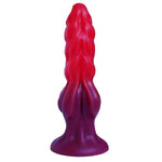 7" Monster Knot Dildo, Fantasy Dragon Horse Dildo Beginner Dog Knotted Dildos With Suction Cup, Thick Anal Dildos For G Spot Vaginal Anal Stimulation, Red Adult Sex Toys For Women Men Couples Gay Les