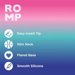 ROMP Luster Set of 3 Butt Plugs & Pjur Analyse Me Water-Based Personal Lubricant 3.4 fl oz - Couples Sex Toys Bundle