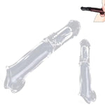 Penis Sleeve Extender Cockring Male Sex Toy,Transparent Dildo Penis Ring Cock Sleeve Girth Extension Enhancer For Men, Horse Dildos Penis Pump Exlarger Sex Games Adult Sex Toys For Men Couples