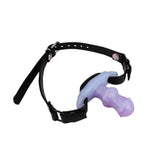 Silicone Ball Gag Anchor Type Multi Purpose Penis Bondage Gags & Muzzles With Adjustable Straps Suitable For Men And Women To Play Bdsm Sex Games (A)