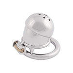 Penis Ring Virginity Lock Stainless Steel Chastity Belt Adult Game Sex Toy D740 (40Mm S Size)