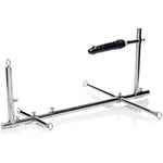 Stuck And Stuffed Stockade With Dildo, Grey (Ae970)