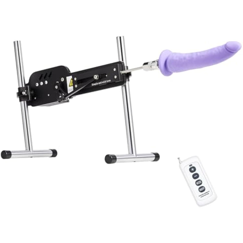 Thrusting Dildo Sex Machine With Remote Control, Automatic Dildo Thrusting Machine Gun For Vaginal Anal Sex Massage, Adult Toy For Men Women Couples, Electric Dildo Machine W 8" Attachment