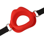 Silicone Open Mouth Gag Bdsm Sex Toy With Fetish Ball Restraints For Couples, Adjustable Female Bondage Gag And Muzzle
