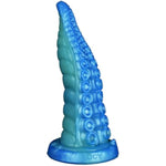Suction Soft Silicone Made Tentacle Dildo Anal Plug Multi Color Colorful Octopus Fantasy (S)