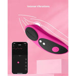Vulse Thrusting & Vibration 2 In 1 Sex Toys, Remote Control G Spot Dildo+ Ferri Wearable Magnetic Panty Vibrator With Remote Control Long Distance Vibrator For Women Pleasure