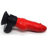 Silicone Made Multi Colored Artificial Dog Dildo Wolf Dildo Adult Toy For Women Couple Half Animal Knotty