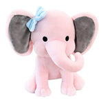 Elephant Stuffed Animals - Kawaii Plushiestoys For Baby, Boy, Girls Plush Toys Gifts - Great For Nursery, Room Decor, 9.8 Inch (Pink)