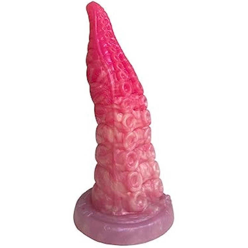 Tentacle Octopus Dildo Monster Adult Fantasy Sex Toy with Suction Cup, Base, Big Anal Dildo, Prostate Massager Plug, Hands Free Play, Colorful Sex Toy for Beginners (Pink)