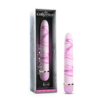 Strawberry Fields 7" Wand Vibrator, Gentle, Satiny Smooth Finish, Not Overly Buzzy, Perfect For Beginners, Pink Marble