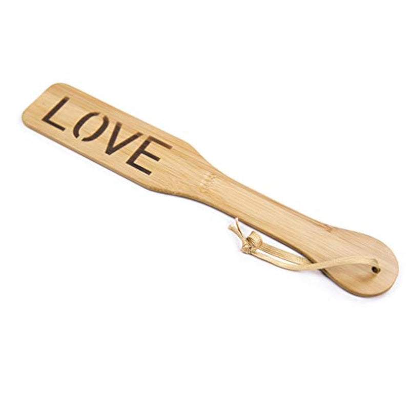 Bamboo Spanking Paddle For Sex Play, 12.5Inch Lightweight Love Bdsm Paddle For Adults Sex Toys
