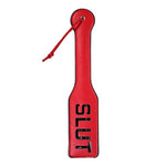 Faux Leather Paddle for Adult Spanking Play, 12.8 Inch Total Length