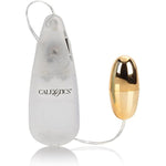 Pocket Exotics Wired Bullet Vibrator - Sex Toys For Couples - Adult Vibe Egg Massager - Gold