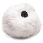 Snap-On Interchangeable White Bunny Tail For Anal Plug | Thick Furry Tail For Women | Soft Vegan Friendly Faux Fur | Animal Play Fox Cosplay | Butt Plug Sold Separately