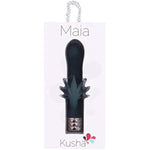 Kusha Crystal Gems Usb Rechargeable 10-Function G-Spot Rabbit-Style Vibrator - Gray