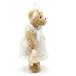 Oitscute Teddy Bears Baby Cute Soft Plush Stuffed Animal Toy For Girl Women 16" (White Lace)