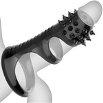 Penis Sleeve For Men Sex Toys, Penis Extender Cock Ring Girth Sleeve With Strap Testicle Penis Ring Enlarge Thicken Girth Enhancement, Penis Enlarger Girth Enhancer Sleeves For Adult Couples