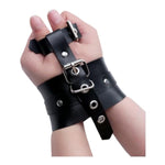 Slave Bdsm Handcuffs For Couples, Bondage Leather Handcuffs, Thumbs Ankle Toe Cuffs, Sex Toys For Men Women Couples, Punk Belt Cuffs Costumes To Wrist Restraint, Valentines Handcuffs