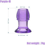 Sm Trainer Soft Rubber Hollow Anal Plug Anal Expansion Wearable Anal Plug Adult Sex Toys For Male Pleasure Teasing Flriting 3 Pcs