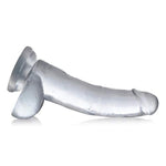 9-Inch Jock Strap Compatible Dildo with Crystal Clear Design