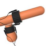 Sm Electric Shock Masturbation Penis Ring Electric Shock Training Punishment Props Silicone Cock Ring Male Training Bondage Sex Toys