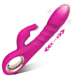 Thrusting Dildo Vibrator Adult Toys For Women- 3 In 1 Rabbit Vibrators Dildos With 5 Thrusting, 10 Vibration Modes, G Spot Vibrator Female Sex Toys Adult Toy For Womens Or Couples Sex Toys
