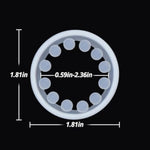 Silicone Cock Ring Set for Enhanced Erection and Delayed Ejaculation - 4 Piece Penis Ring with Beads for Men and Couples