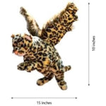 Leopard Plush Stuffed Toy Eagle Wings 15β, Soft & Huggable, Premium Quality Hybrid Animal Friend Encourages Adventure & Imagination