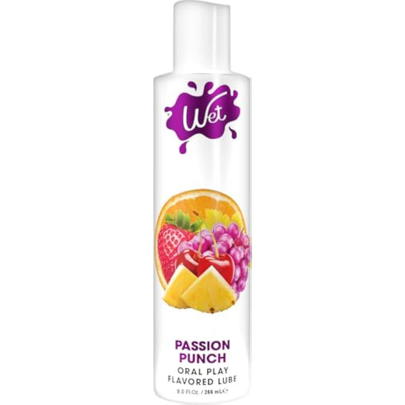 Passion Punch Premium Flavored Edible Lube For Men, Women And Couples | Long-Lasting, Condom Safe, Sugar Free, 9 Fl Oz