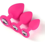 Silicone 3Pcs Butt Training Tool Anales Relaxing Plugs Adult Toy For Women And Couples Game Sunglasses Sd-02