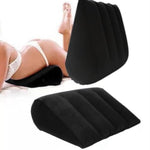 Sex Toys Adult Toys Triangle Inflatable Ramp Back Cushion Erotic Furniture Couples Toys Positioning Deeper Positions Support For Men And Women Couples?Portable Inflatable Sex Pillow,Color Black-Blue?