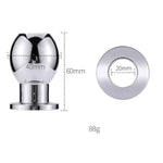 Metal Anal Plug Sex Toys Hollow Anal Toys Butt Plug Training Kit Massager For Male Adult Sex Toys Anal Games For Couple Sm Flriting Tool M