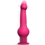 Large Thrusting Dildo Vibrator 9.45" Pink Vibrating Dildos With Innovative 3 Bouncing & 10 Vibrating Modes For G Spot Anal, Adult Toys Penis Dildo Machine Sex Toys For Women Men Couples?Pink?