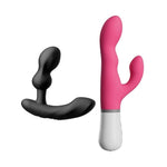 Edge 2 Prostate Massager Vibrator Sex Toys For Men + Nora Rabbit Clitoral & G-Spot Vibrator For Women Couple Play