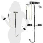 Sex Bondage Bdsm Anal Hook Bed Restraints Set, Restraints Kit Butt Plug With Leather Handcuffs Neck Collar Wrist Cuffs Anal Ball, Sex Game Play Fetish Slave Unisex Sm Sex Toys For Adult Couple