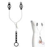 Penis Ring & Nipple Clamps Male Sex Toys, Silicone Cock Rings With Adjustable Nipple Clip Erection Sex Toy For Men Gay Erection Enhancing And Sex Longer Lasting Stronger Sex Game For Couples Pleasure