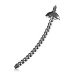 Stainless Steel Penis Plugs,Urethral Sound Male Dilator Metal Urethral Plug Urethral Sounds Beads Masturbation Rod Sex Toys (10Mm)