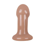 Small Dildo,4.3 In Angled Classic Soft Small Anal Plug, Beginner Anal Dildo Ease Training Adults Sex Toy For Women Men. Multifunctional Sex Toy Games, Great For Beginners & Experienced User (Brown)