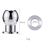 Metal Anal Plug Sex Toys Hollow Anal Toys Butt Plug Training Kit Massager For Male Adult Sex Toys Anal Games For Couple Sm Flriting Tool M