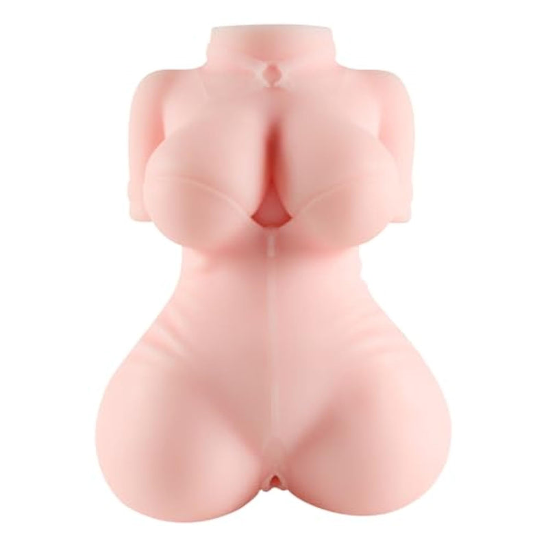 1.2Lb Small Sex Doll Male Masturbator, Portable Adult Mini Sex Dolls 3D Textured Vagin Pocket Pussy Male Sex Toys For Men With Realistic Boobs Vagina Sex Sensory Toys