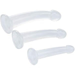Anal Plug Set, 3 Sizes Butt Plug Trainer Kit G-Spot Dildo Penis Dong Prostate Massager With Strong Suction Cup Adult Sex Toy For Beginners & Experienced Users