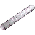 Double Ended Glass Dildo Adult Sex Toys For Couples, Realistic Dildos Crystal Clear Dildo Male Sex Toy With Massage Particle, 6.89" Double Sided Dildo Anal Dildo Adult Sex Toy For Men Women