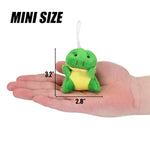 48 Pieces Mini Plush Animals Toys Set, Small Stuffed Animal Keychain Set For Valentine Gift,Easter Egg Filter,Carnival Prizes, Classroom Rewards, Goody Bags Filler,Party Favors