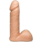 Doc Johnson Vac-U-Lock - The Realistic Dildo - 6 Inch FIRMSKYN - F-Machine and Harness Compatible - for Adults Only, Vanilla