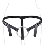 Sm Chastity Belt, Pu Chastity Pants With Penis Cock Rings, Adjustable Dildo Harness, Male Chastity Device Accessory Cock Cage Set, Chastity Cage Trainer Belt Bondage Sex Toy (Xl)