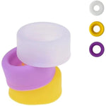 3Pcs Penis Pump Sleeve Dick Extenders Silicone Vacuum Seal Ring Realistic Vagina Sleeve Replacement Seal Cap Silicone Sleeve For Men Adult Pleasure
