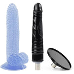 Sex Machine Attachment Universal Suction Cup Dildo Holder 3Xlr Thrusting Machine Attachments And Blue Suction Dildo For Adult 3 Xlr Connector Dildo Adult Toys For Women