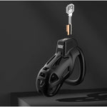 Male Cock Cage Chastity Device With 3 Rings For Men, 4 Different Sizes Of Male Chastity Cage Device With Key Adult Sex Toy For Men - S