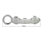 Glass Dildo, Crystal G Spot Stimulation Pleasure Wand Penis Anal Sex Toys For Couple, Anal Butt Plug For G-Spot Stimulation